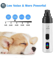 Rechargeable USB Charging Pet Dog Nail Grinders