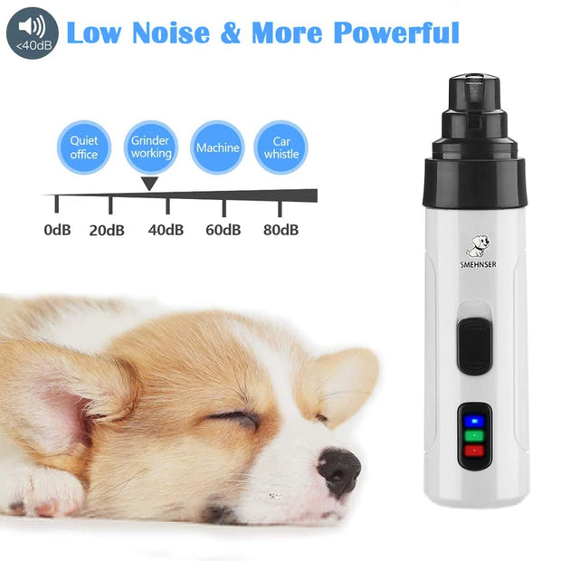 Rechargeable USB Charging Pet Dog Nail Grinders