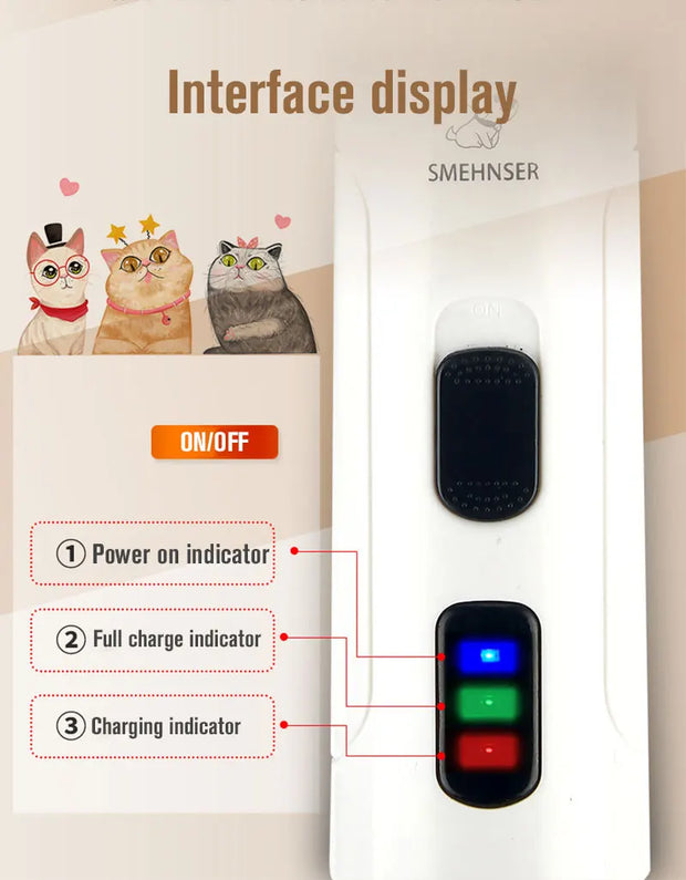 Rechargeable USB Charging Pet Dog Nail Grinders