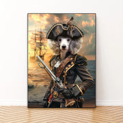 Custom Pirate Dog Portrait