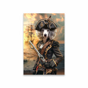 Custom Pirate Dog Portrait