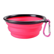 Collapsible Pet Silicone Dog Food Water