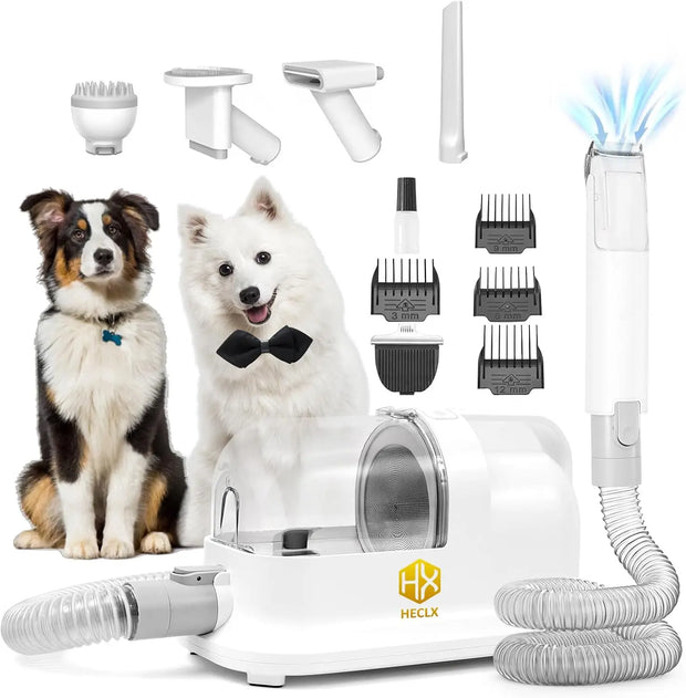 Pet grooming vacuum