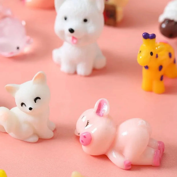 Kawaii Rabbit Dog Model Toys