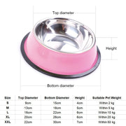 Anti-Slip Stainless Steel Feeding Bowl