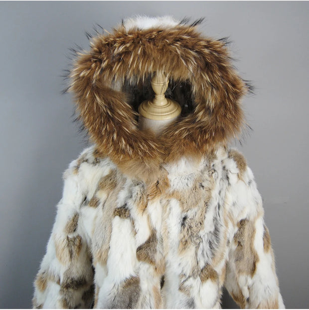 Raccoon Hooded Outerwear