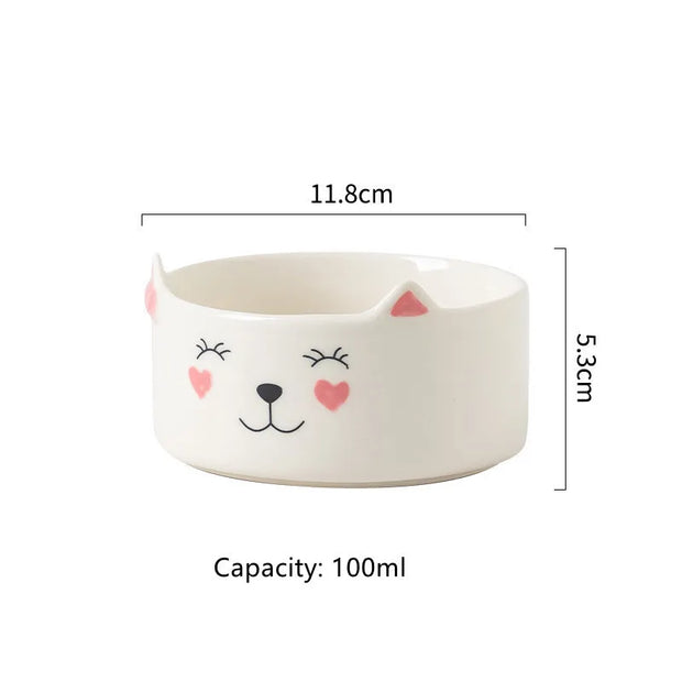 Cat Bowl Ceramic