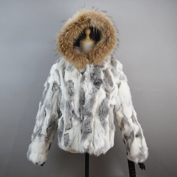 Raccoon Hooded Outerwear