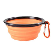 Collapsible Pet Silicone Dog Food Water