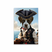 Custom Pirate Dog Portrait