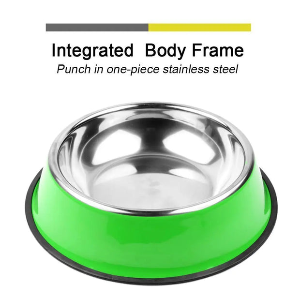 Anti-Slip Stainless Steel Feeding Bowl