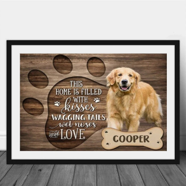 Personalized pet portrait Wall Art