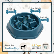 Bowl Pet Slower Food Feeding Dishes