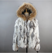 Raccoon Hooded Outerwear