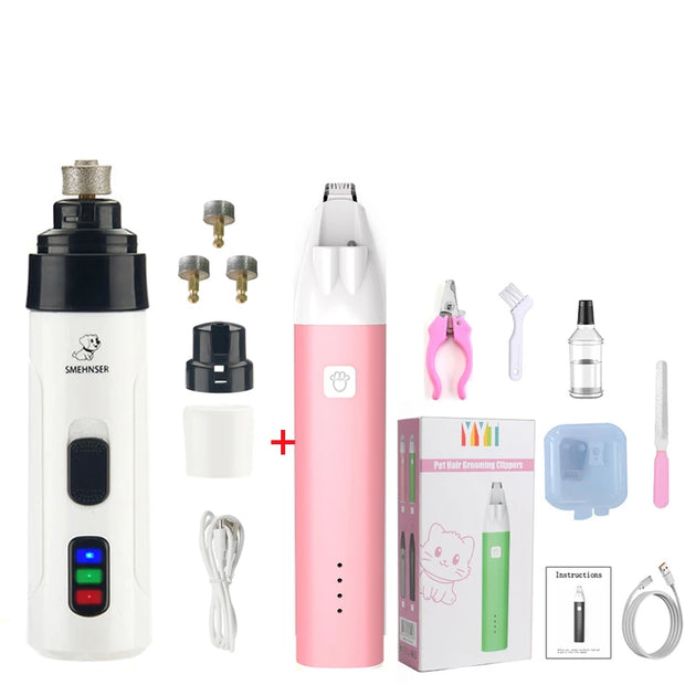 Rechargeable USB Charging Pet Dog Nail Grinders