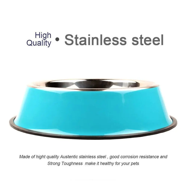 Anti-Slip Stainless Steel Feeding Bowl