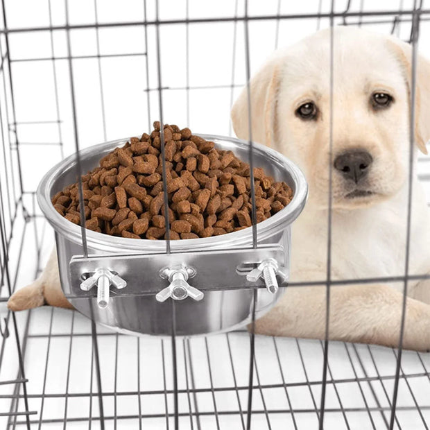 The Crate Dog Cat Bowls