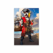 Custom Pirate Dog Portrait