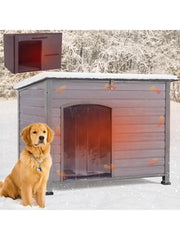 Outside dog house